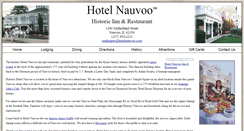 Desktop Screenshot of hotelnauvoo.com